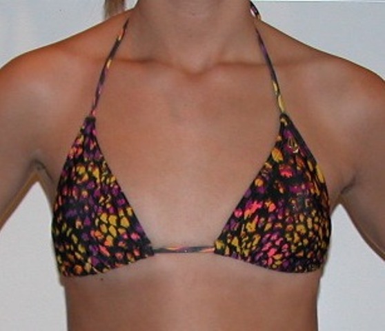 Volcom - Skinny Beach Tri Top Color: Hot