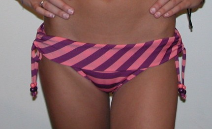 Ella Moss - Waldo Stripe Banded Tie Side
