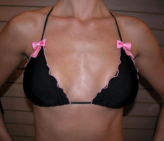Luli Fama - Luli-Kini Bow Tri Top