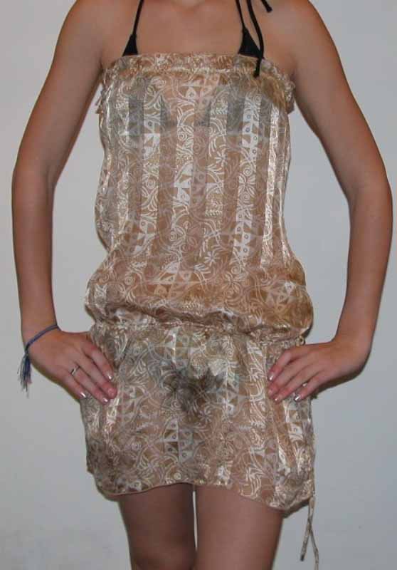 Indah - BATIK Cover-Up Silk Tube Dress