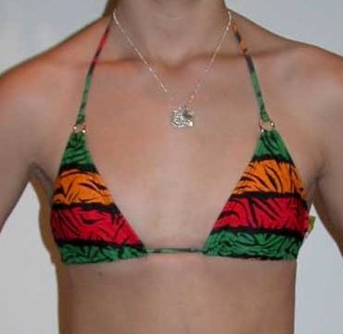 Cover Style - Rasta Zebra Ring Tri Top