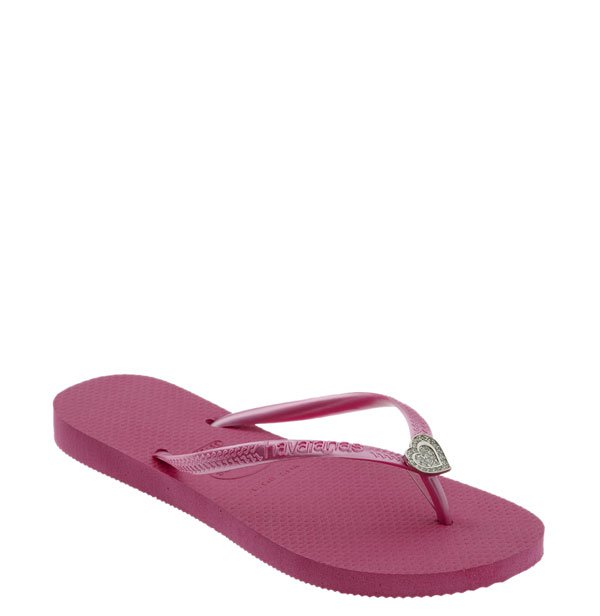 Havaianas - SLIM CRYSTAL HEART Flip Flops - Pink