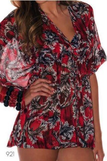 Sunsets - Chiffon Sheer Cover Up Tunic
